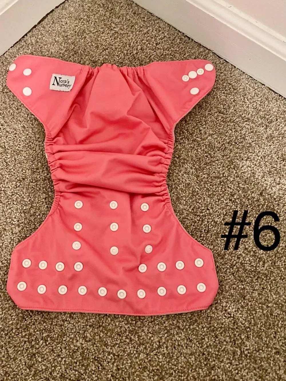 Lot of 6 Reusable Cloth Diaper Covers - Nora’s Nursery